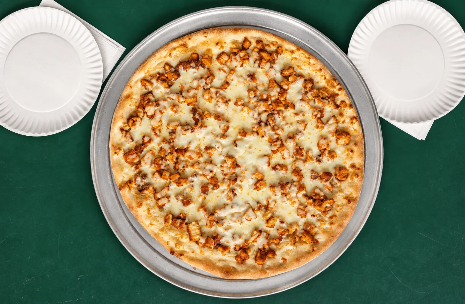 Chicken specialty pizza
